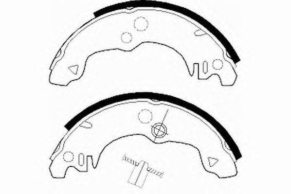 NECTO N1174 Brake Shoe Set